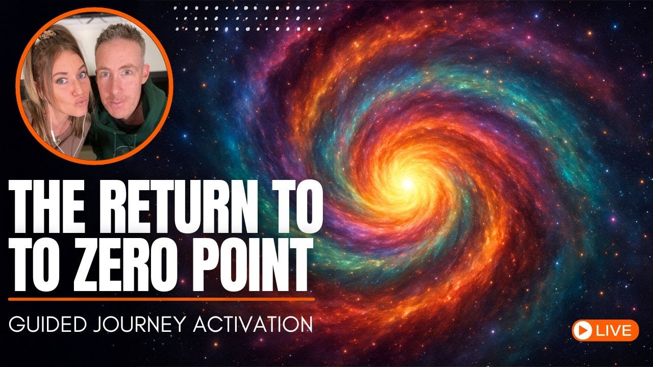 Global Mass Meditation graphic for the Return to Source journey, featuring cosmic blue light, energy currents, and the Galactic Federation of Light emblem, announcing the worldwide guided meditation event.