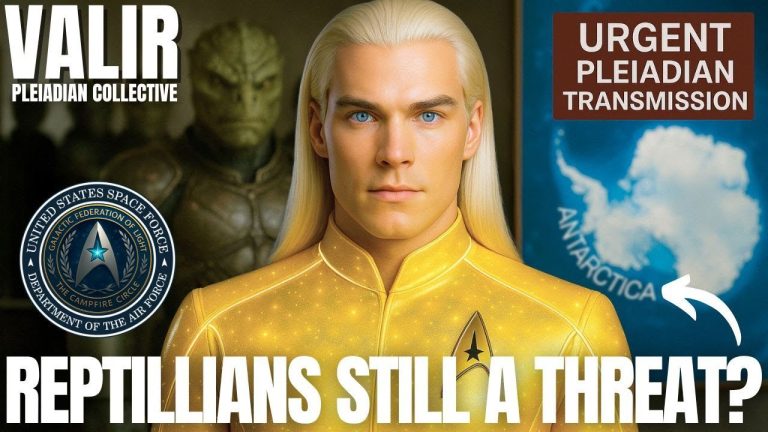 Valir of the Pleiadian Light Council delivering a message on the Reptilian Redemption — a transmission about healing, unity, and ascension.