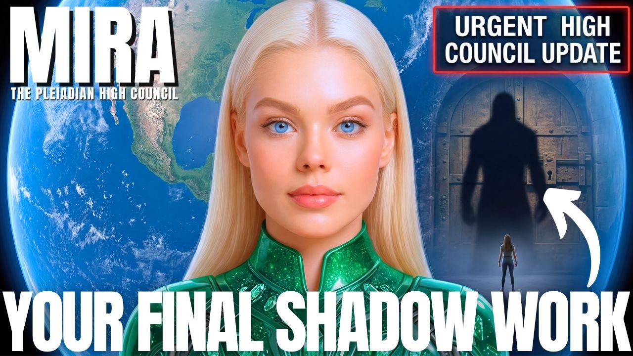 Bu dramatik mənəvi oyanış qrafikində kosmik mavi fonun mərkəzində parlaq sarışın Pleiadian qadın dayanır. Qalın şriftlə yazılmış mətnin yuxarı hissəsində "MIRA", aşağı hissəsində isə "SON KÖLGƏ İŞİNİZ" yazılıb, qaranlıq tağda ağ oxun yanında kölgəli insan fiquru görünür ki, bu da münasibətlərin təmizlənməsini, mənəvi tamamlanmanı, daxili şəfanı və mistik azadlıqdan və daha dərin təcəssümdən əvvəl ulduz toxumu kölgə işinin son mərhələsini simvolizə edir.